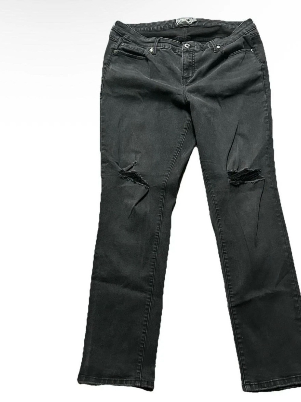 Women’s Torrid Black Ripped Skinny Jeans Size 18T